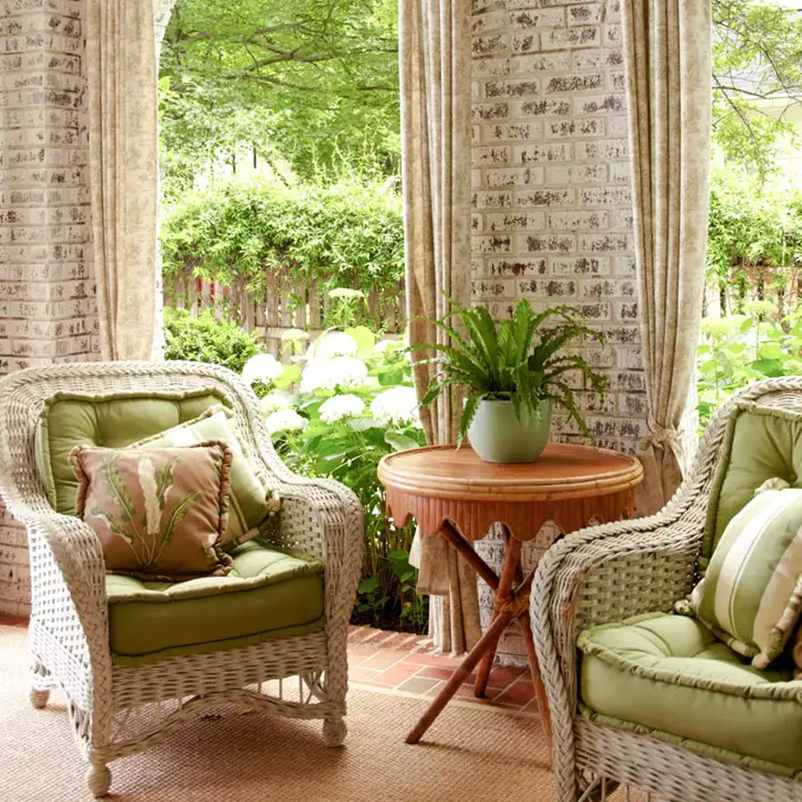 Covered Patio Privacy Ideas
