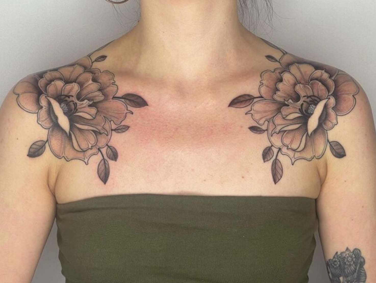 Double Shoulder Tattoo
