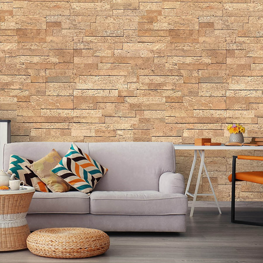 Wood Brick for an Industrial Look